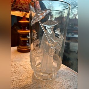 Vintage Verlys Vase Vessel Mandarin Asian